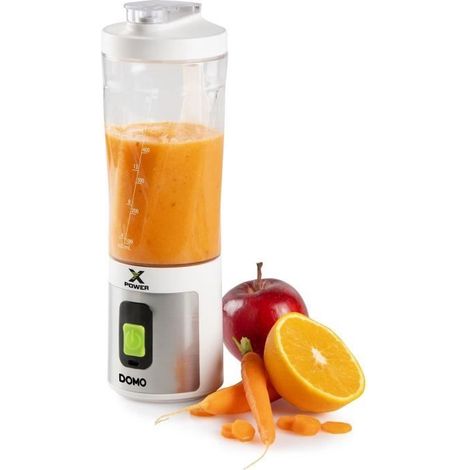 Cordless portable blender - DOMO - DO752BL - XPOWER - 120 W - 600 ml - White (1/5)