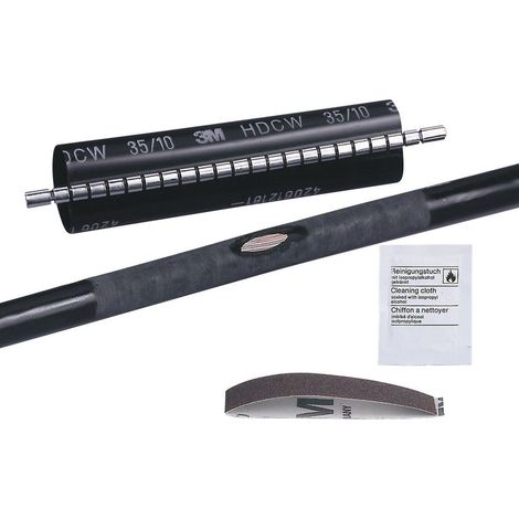 3M HDCW-35/10-500 Warmschrumpf-Verbindungsgarnitur ohne Schraubverbinder Kabel-Ø-Bereich: 10 - 35 m (1/2)