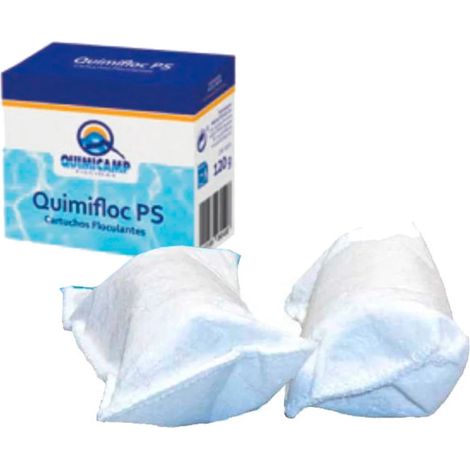 QUIMIFLOC QP Cartuchos 120 g Floculante Clarificante para Arena 203518