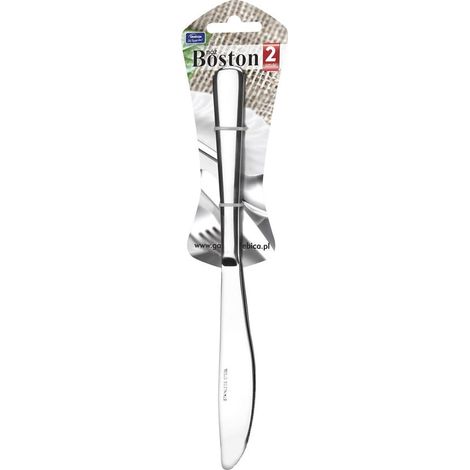 Cuchillo Boston, 2 piezas, juego, acero inoxidable, acabado liso brillante (1/4)