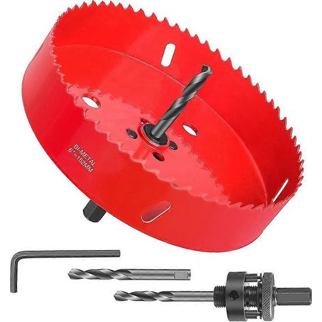 Scie cloche de 152 mm (6 pouces) - Fraise cloche bimétallique pour différents projets (1/5)