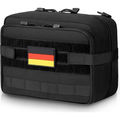 Sac tactique Molle, grande pochette d'accessoires EDC, imperméable, 11.5'' x 8'' x 5''