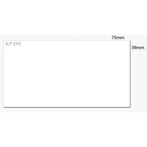 Seiko Instruments SLP-ENT Bianco Etichetta per stampante non adesiva