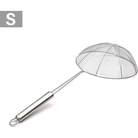 Passoire À Friture En Acier Inoxydable Avec Manche - Pour Frire Légumes Viande Poisson - Cuisine Domestique - 1 Pièce (1/5)