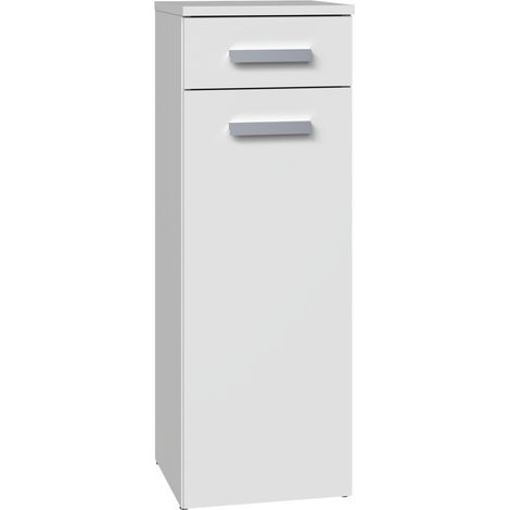 Meuble de salle de bain, Blanc Mat, 85 × 30 × 30 cm (1/4)