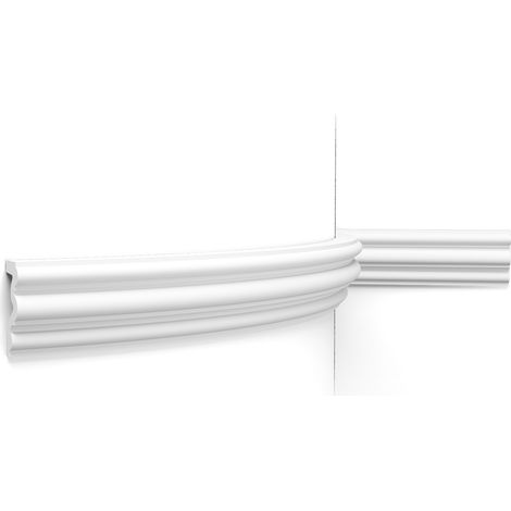 Wand- und Friesleiste Orac Decor P4025F LUXXUS AUTOIRE flexible Zierleiste Stuckleiste Zeitloses Klassisches Design weiß 2 m (1/5)