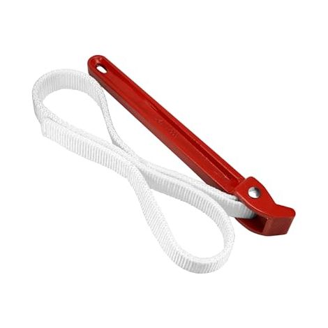 Chiave universale per filtro olio, lunghezza cinghia in nylon 865 mm spessore 6 mm, regolabile fino a diametro max Ø160 mm (1/5)