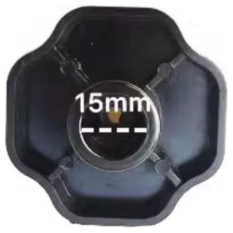 Bouton Couvercle Autocuiseur - Bakélite Noire - Pour Cocotte Minute Domestique - 1 Pièce (1/5)