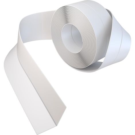 Wasserdichtes Fugenband, ideal für Küchen und Badezimmer (10 Fuß lang x 1,5 Zoll breit, weiß) – Spezial-Dichtungsband für Badewannen, Duschen und Arbeitsplatten
