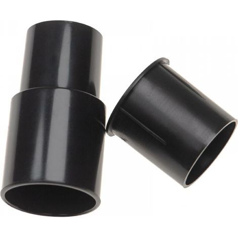 2 Adaptateurs Aspirateur 32/35mm Noir Plastique BH (1/3)