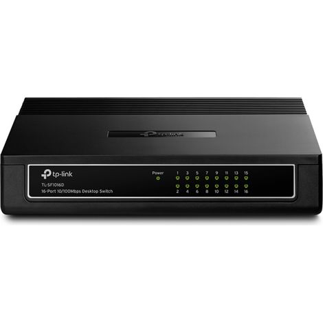 HUB Switch puertos 16 puertos RJ-45 Ethernet TP-LINK TL-SF1016D