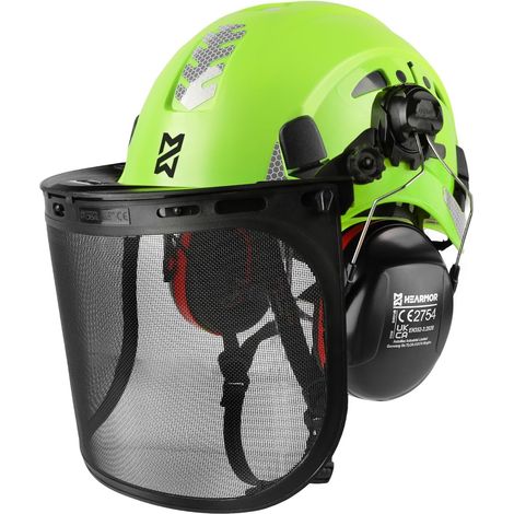 Casque de sécurité ABS pour lieux de travail aériens forestiers Résistant aux chocs et à la pénétration Casque de sécurité pour (1/5)