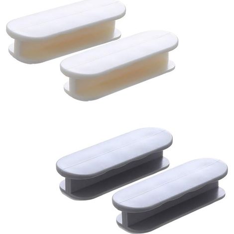 Brosse de nettoyage pour fentes de fenêtre, 2 en 1 petit espace de nettoyage du clavier de ventilation avec mini-pelle à poussière et brosses 18.52cm 4Pcs (1/5)