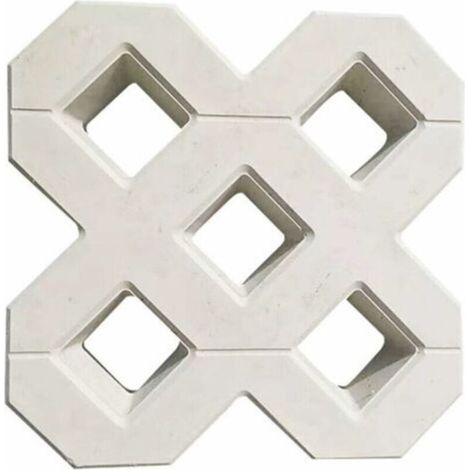 Forme en plastique polypropylène pour dalle de béton, forme carrée « faites-le vous-même » pour allées piétonnes et dallages extérieurs, idéale pour pavés, dalles de terrasse et revêtements de sol jar