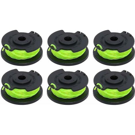 royaluxe -Accessoire pour débroussailleuse Lot de 6 bobines de rechange pour coupe-bordures Rac143 compatible Ryobi 36 V (1/4)