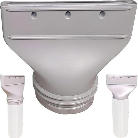 Kit Fenetre Pour Climatiseur Mobile,Embout Tuyau Climatiseur Mobile,Tuyau D'éVacuation D'Air Pour Climatiseur, DiamèTre 105 Mm, Longueur RéGlable De 0,7 à 1,7 M,Pour Climatiseurs,Hottes De Cuisine (B) (1/5)