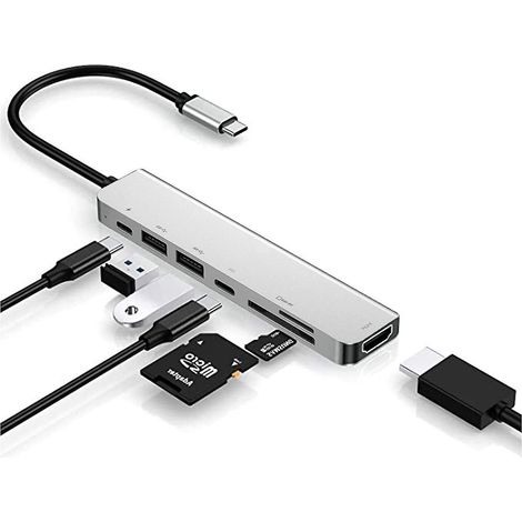 USB-C-Hub-Adapter für MacBook Air und MacBook Pro mit HDMI 4K 60Hz (1/5)