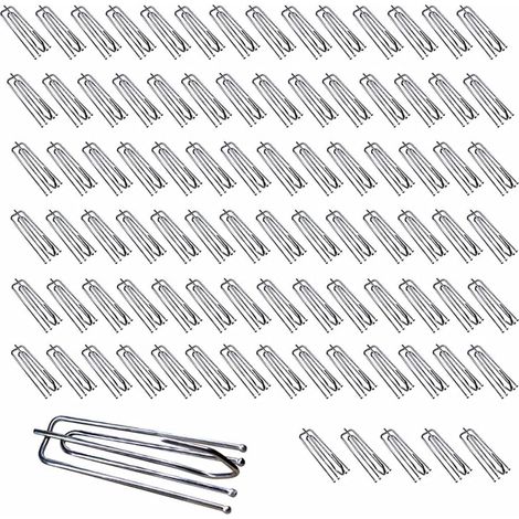 Filiyano-60 crochets de rideaux en acier inoxydable - Pinces pour rideaux plissés, 4 tringles, pinces plissées (1/5)