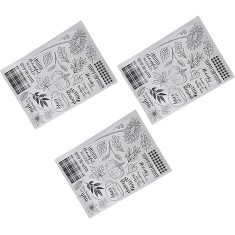 Tampon en Silicone pour Carnet de Voyage - Accessoire Transparent pour Scrapbooking (1/5)