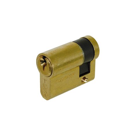 Cylindre demi te 5 - A : 50 - Longueur : 50x10 - Finition : Nickelé - TESA SECURITE