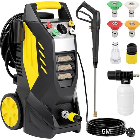 Spector Pressure Washers 2200W with Foam Bottle Patio for Car Cleaning Yellow (1/5)