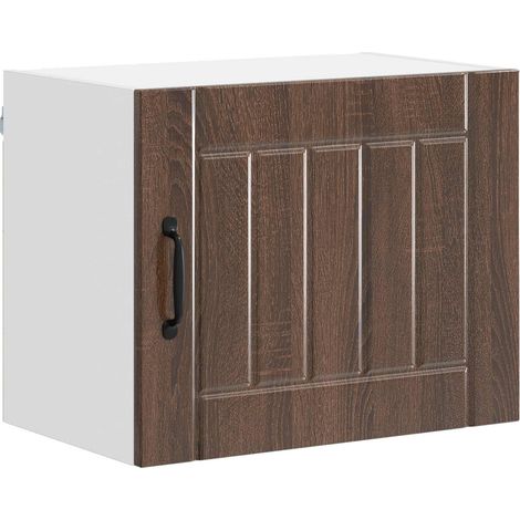 Maison Exclusive - Armario de Pared LUCCA Marrón Roble 50 x 31 x