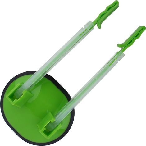 Sachet de rangement alimentaire clip réglable mains libres support anti-dérapant vert pour cuisine (1/5)
