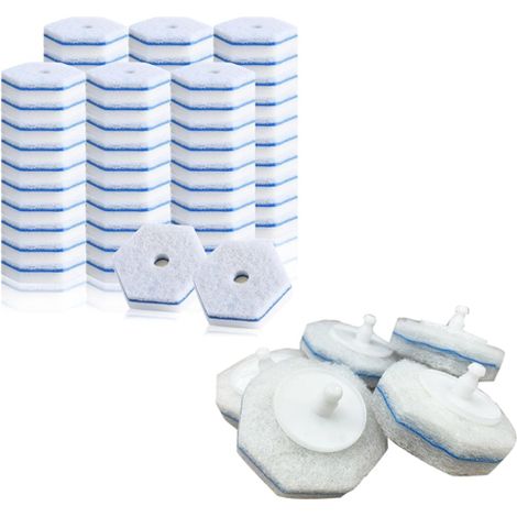 Recharges de nettoyage pour toilettes, tampons désinfectants, 20 unités (le paquet peut varier) (1/5)