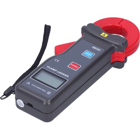 Pince ampèremétrique de courant de fuite ETCR-6600 AC 0 mA-600 A avec testeur de courant de communication USB (1/5)