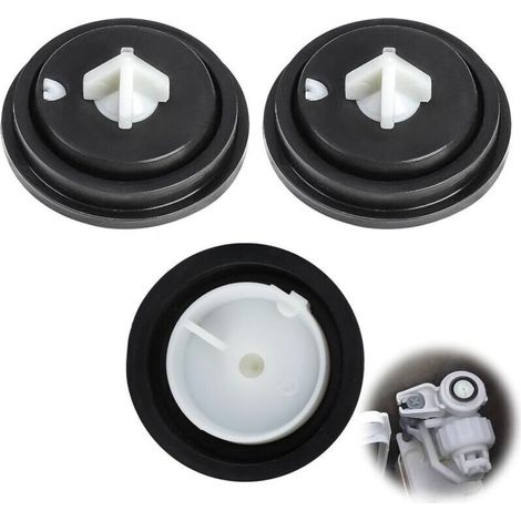 Rondelles de diaphragme WC – Lot de 3 membranes en caoutchouc pour robinets flotteurs à entrée latérale, entretien chasse d’eau (1/5)