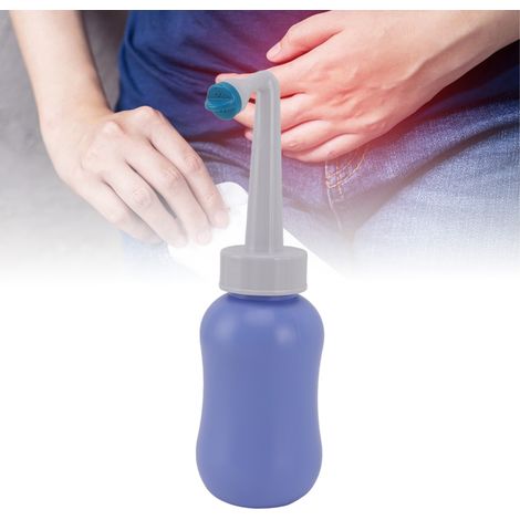 Tragbare Bidetflasche mit Jet-Sprühgerät Mano Essential Kit [PP300ml Schwarz] für die Wochenbett- und Reisepflege (1/5)