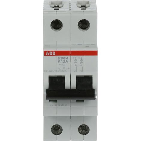 Interruttore S200M 2P K10 10kA - ABB2CDS272001R0427