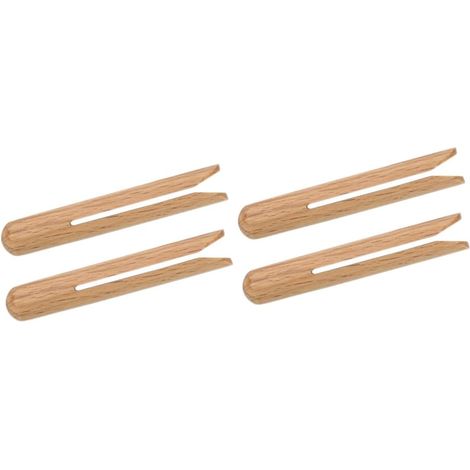 Filiyano-4 pinces à sceller en bois pour bonbons, snacks et autres aliments en plastique (1/5)