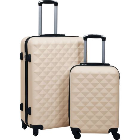 Teenpull – Hartschalen-Trolley-Set 2 Stk. Golden ABS (1/5)