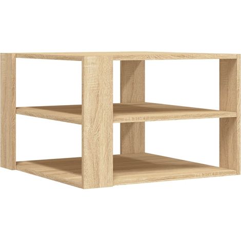 Maison Exclusive - Couchtisch Sonoma-Eiche 58x58x40 cm Holzwerkst
