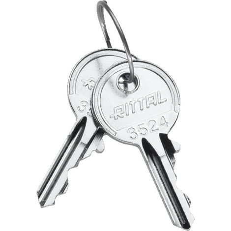 Clé pour armoires de distribution fermeture de sécurité Rittal SZ 2532.000 acier 2 pc(s) Y162212 (1/2)