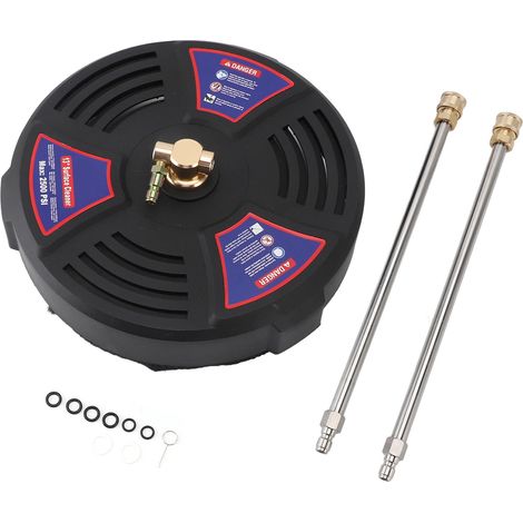 Idropulitrice ad alta pressione da 13 pollici, 2500 PSI, funziona con un attacco elettrico rapido da 1/4" e include 2 cavi di prolunga. (1/5)
