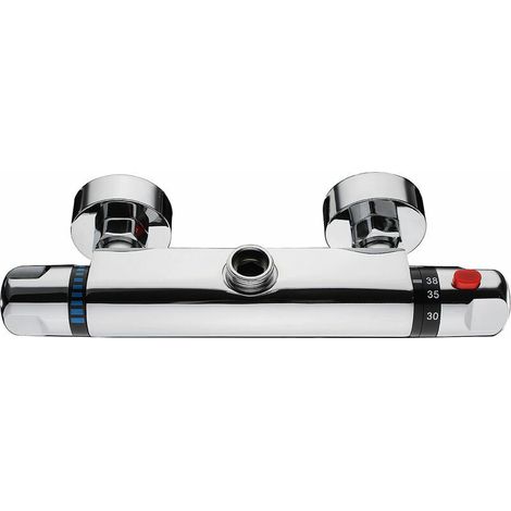Robinet Douche Thermostatique Mitigeur Valve Mural (1/3)