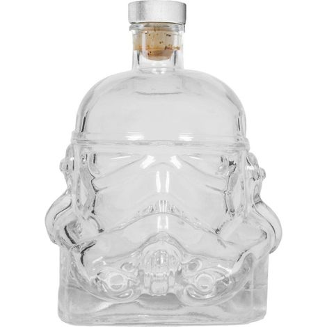 隆Fant谩stico Jarra Stormtrooper de Star Wars, 0,75 L, en cristal vintage transparente (1/3)