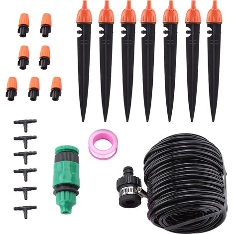 Kit d'arrosage automatique goutte à goutte pour jardin (10 m) (1/5)