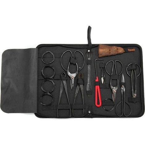 Ensemble d'outils de Jardinage Sécateur 10 pièces, Grands Ciseaux Moyens, râteau, Coupe-bourgeons et Coupe-Feuilles,Outils de coiffage Multifonctions pour pour l'amincissement et l'élagage (1/5)