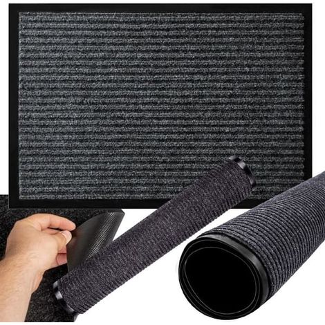 Tapis de sol en caoutchouc pour chaussures 40×60 cm - Paillasson caoutchouté (1/5)