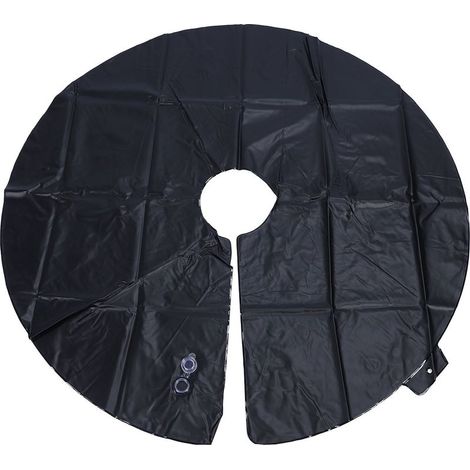 Anillo de riego para árboles, bolsa de riego de PVC reutilizable de 10 galones para riego por goteo, ideal para jardinería y plantación (negro). (1/5)
