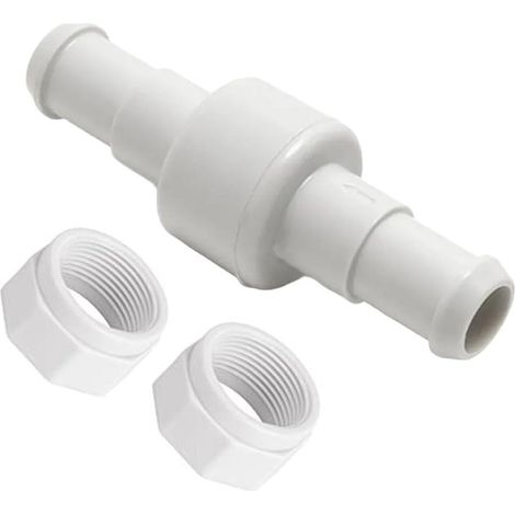 Kit de nettoyage de piscine pivotant D20 - Écrou D15 - Pour Polaris 180 280 380 - Blanc (D15 écrous x 6) (1/5)