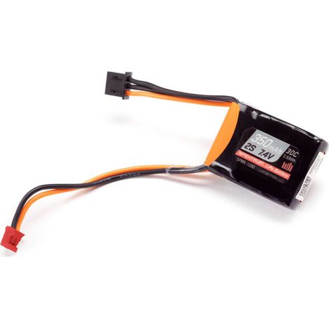 7.4V 350mAh 2S 30C LiPo Battery: PH2.0