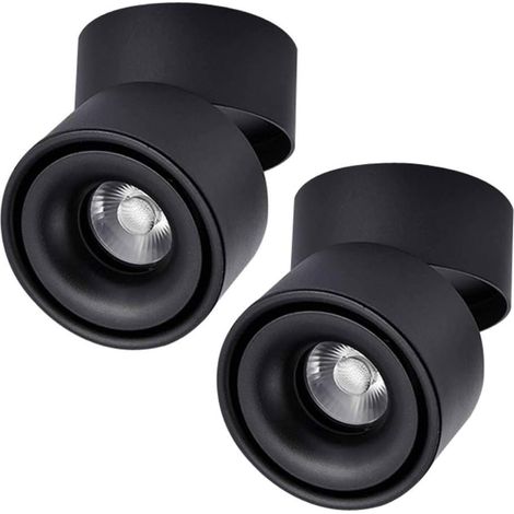 Foco de techo LED de 7 W con montaje en superficie ajustable de 360° (1/5)