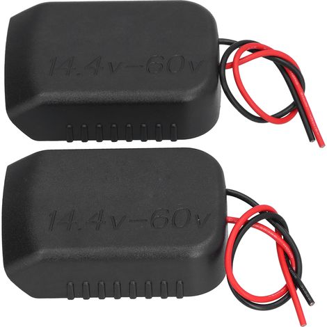 Adaptateur Batterie Universel avec Câble 14 AWG pour Outils 14.4V à 60V - 2 Pièces (1/5)