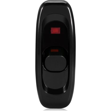 D'éclairage Interrupteur D'alimentation à Bascule Compact AC 250V 10A Inline On/Off Interrupteur de Câble de Lampe de Bureau Avec Indicateur à Levier Unique (1/5)