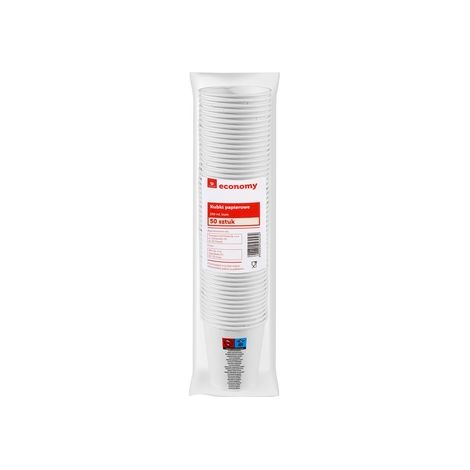 Bicchieri di carta bianchi TGE 250 ml 50 pezzi