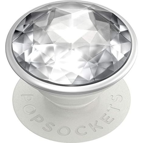 Popsockets - disco crystal silver -